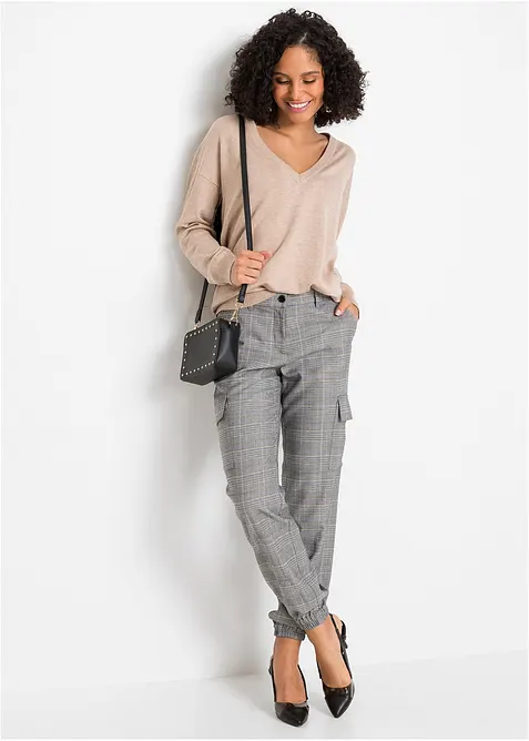 Oversize-Pullover aus Viskose- mix, bonprix