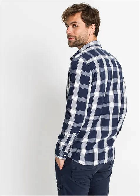 Langarmhemd aus reiner Baumwolle, bonprix