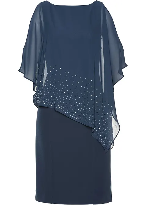 Etuikleid mit Glitzersteinen, bonprix