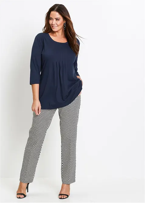 T-shirt long 100% coton, bonprix