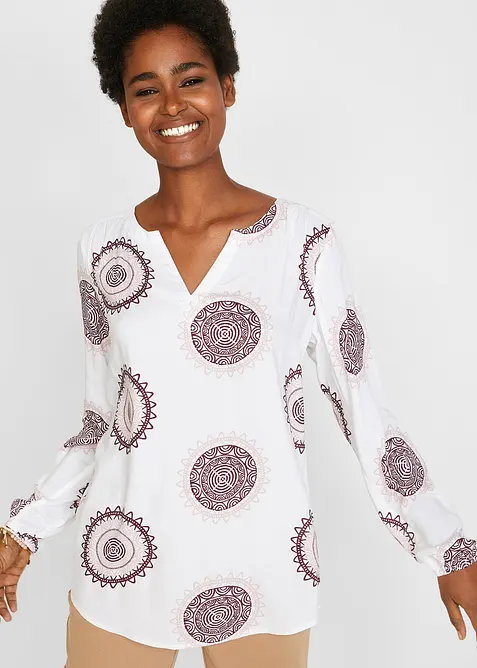 Tunikabluse aus softer Viskose, bonprix