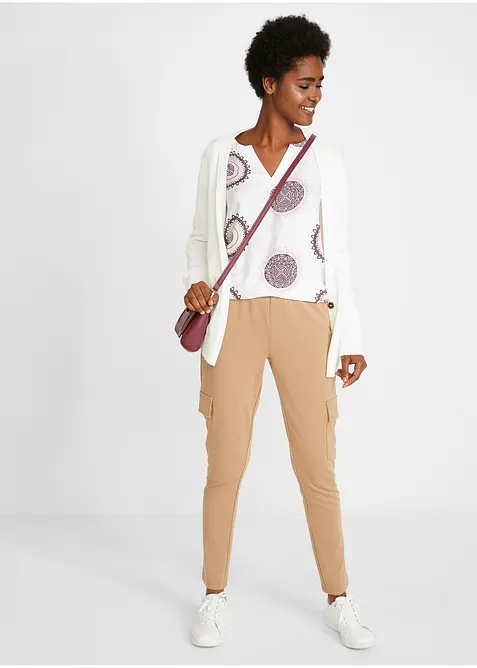 Tunikabluse aus softer Viskose, bonprix