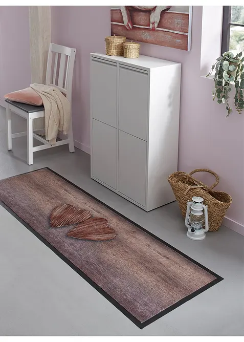 Tapis de protection motif c&oelig;ur, bonprix