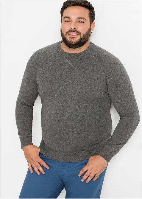 Feinstrickpullover (2er Pack) aus reiner Baumwolle, bonprix