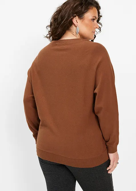 Pull &agrave; manches chauve-souris, bonprix