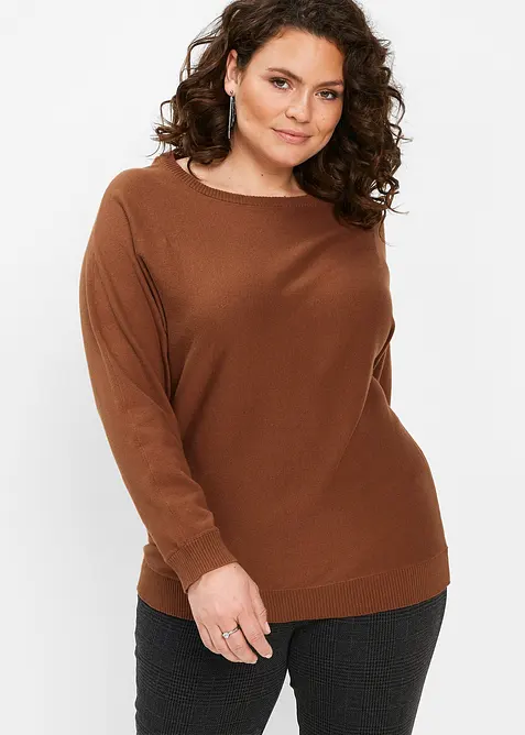 Pull &agrave; manches chauve-souris, bonprix