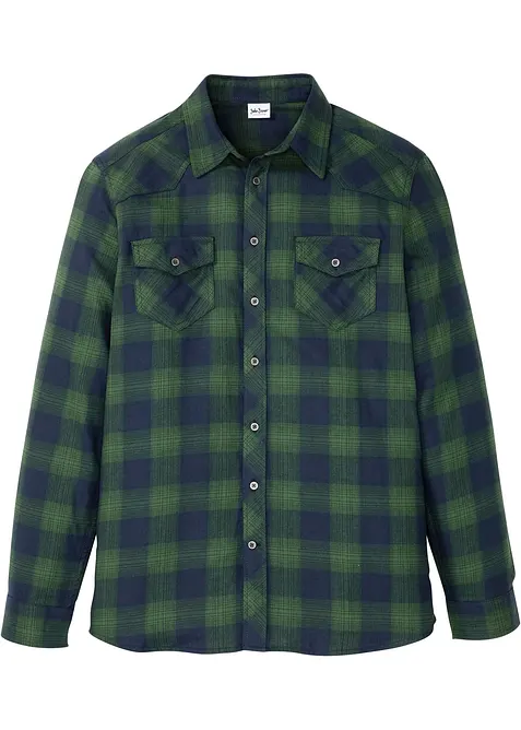 Chemisier en flanelle 100% coton, bonprix