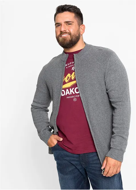 Feinstrickjacke aus reiner Baumwolle, bonprix