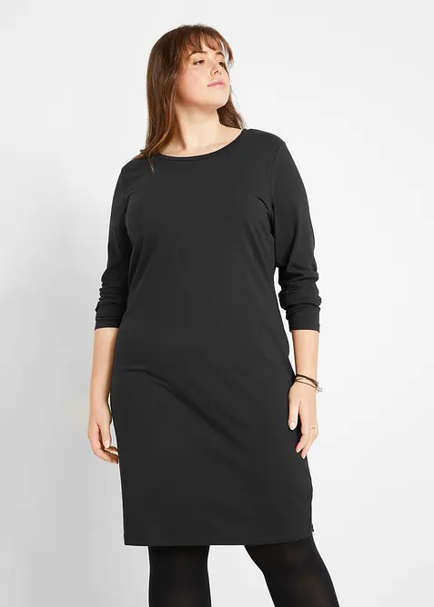 Jerseykleid aus Baumwolle mit Stretch (2er Pack), bonprix