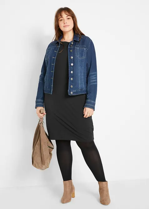 Jerseykleid aus Baumwolle mit Stretch (2er Pack), bonprix