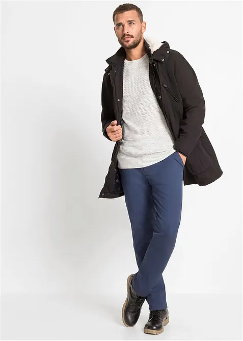 Parka d&rsquo;hiver avec capuche doubl&eacute;e peluche, bonprix