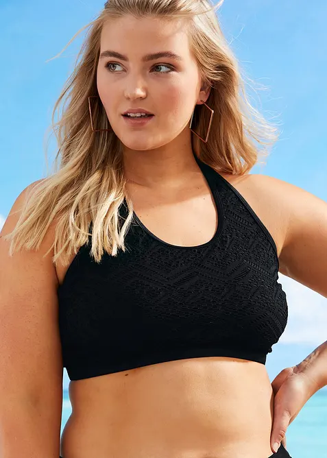 Bustier-Bikinioberteil mit Spitze, bonprix