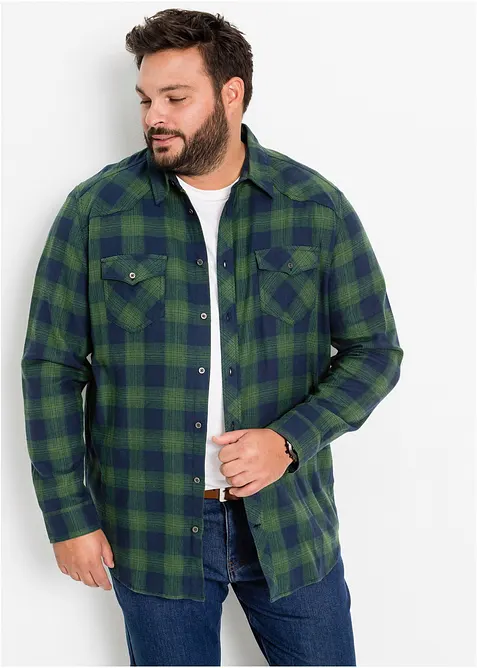 Chemisier en flanelle 100% coton, bonprix