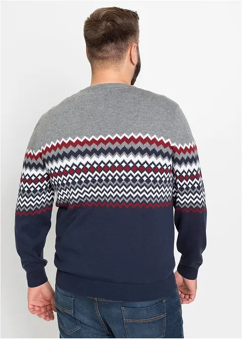 Norweger Pullover mit reiner Baumwolle, bonprix