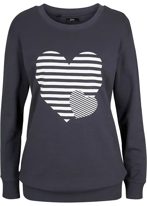 Baumwoll-Langarmshirt, bedruckt, bonprix