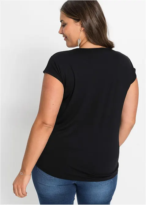 Shirt mit Spitzeneinsatz, bonprix