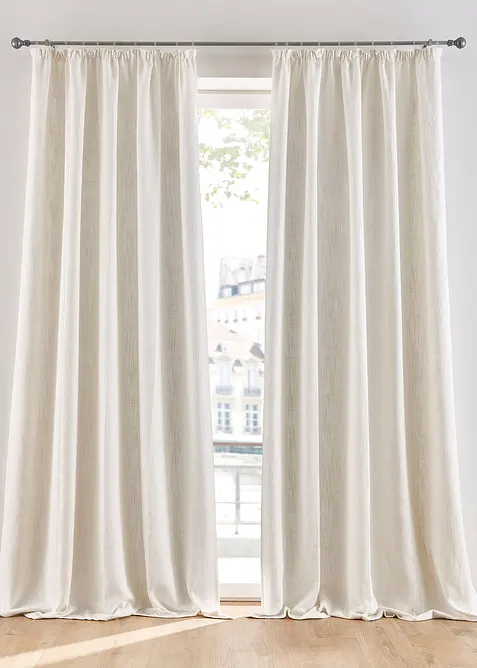 Rideau opaque texturé (1 pce), bonprix