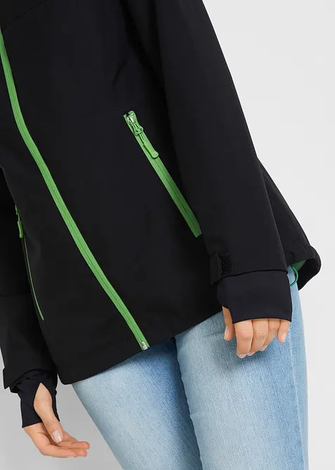 Wasserdichte Funktions-Jacke mit reflektierenden Details, bonprix