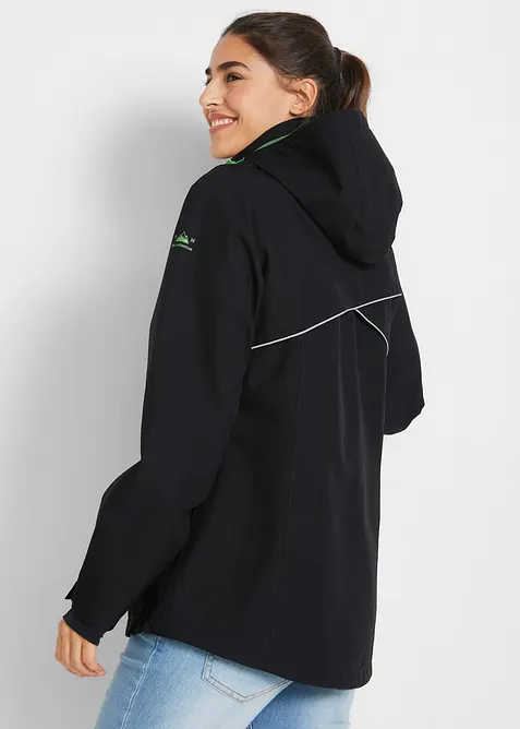 Wasserdichte Funktions-Jacke mit reflektierenden Details, bonprix