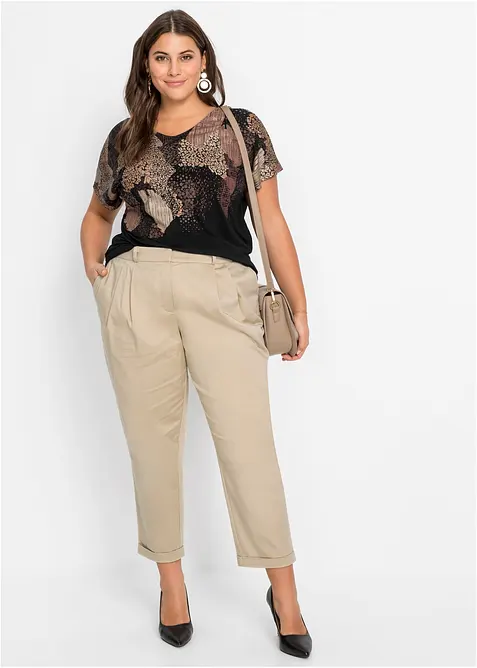 T-shirt doux en viscose extensible, bonprix