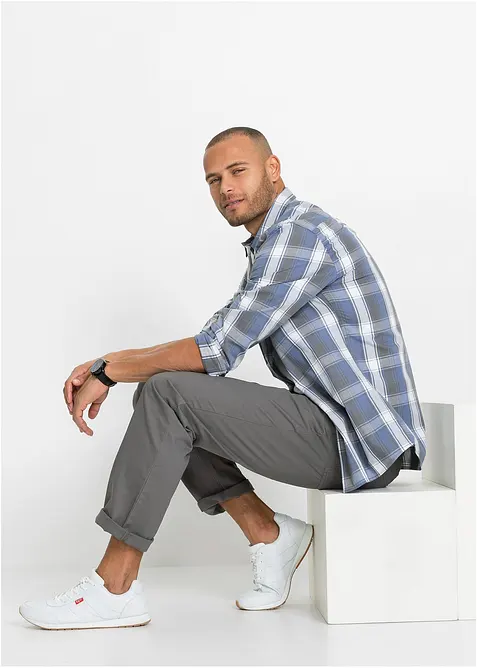 Regular Fit Schlupfhose mit Komfortbund, Straight (2er Pack), bonprix