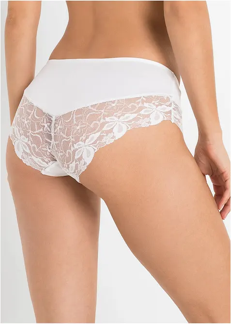 Lot de 2 culottes avec dentelle, bonprix