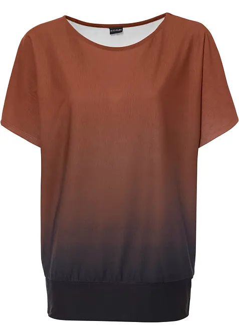 T-shirt avec d&eacute;grad&eacute; de couleurs, bonprix