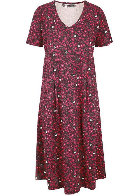 Robe midi en jersey coton, bonprix