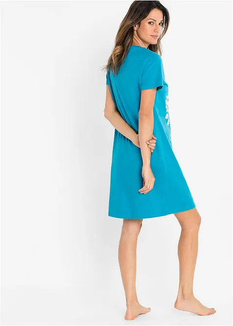 Kurzes Nachthemd aus reiner Baumwolle (2er Pack), bonprix