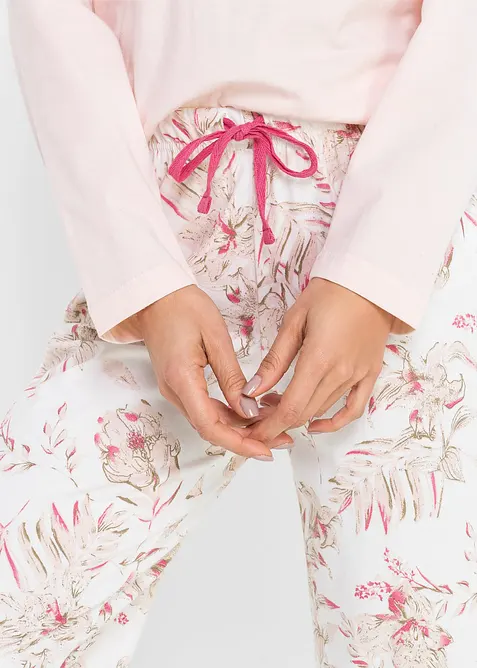 Pyjama aus reiner Bio-Baumwolle, bonprix