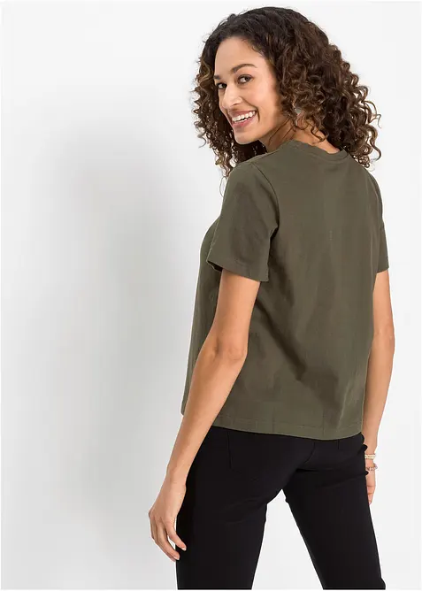 T-Shirt aus reiner Baumwolle, bonprix