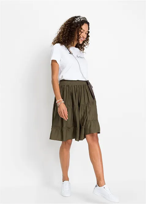 T-Shirt aus reiner Baumwolle, bonprix