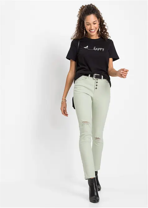 T-Shirt aus reiner Baumwolle, bonprix
