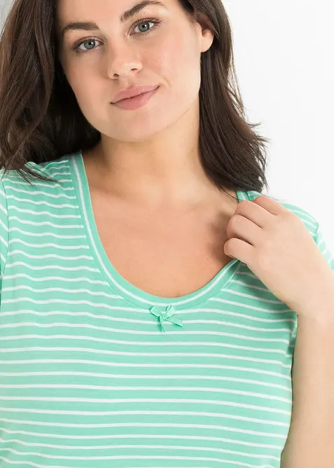 Langes Nachthemd aus reiner Baumwolle, bonprix