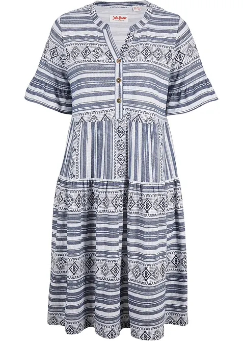 Shirtkleid aus fließendem Viskose-Mix, bonprix