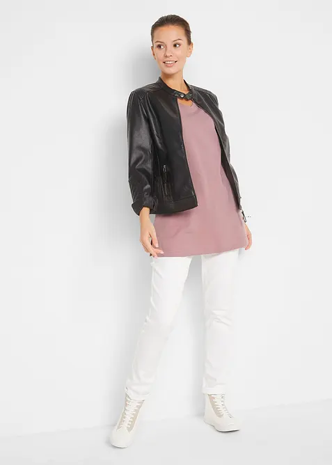 Longshirt mit V-Ausschnitt (2er Pack), bonprix