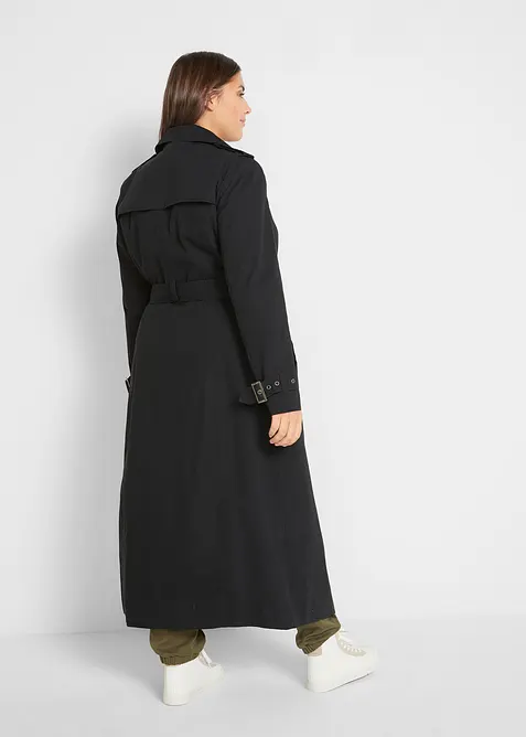 Long-Trenchcoat mit Tailleng&uuml;rtel, bonprix