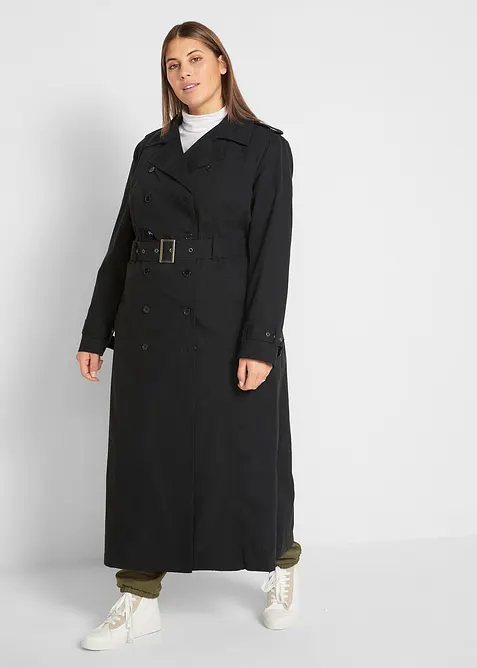 Long-Trenchcoat mit Tailleng&uuml;rtel, bonprix