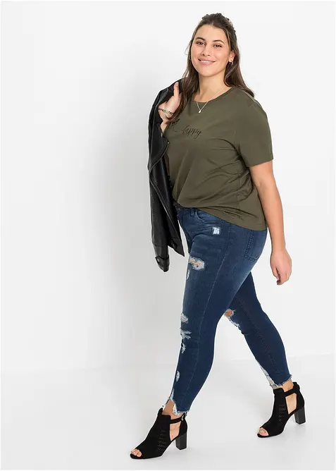 T-Shirt aus reiner Baumwolle, bonprix