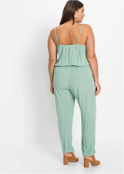 Jumpsuit aus strukturierter Viskose, bonprix
