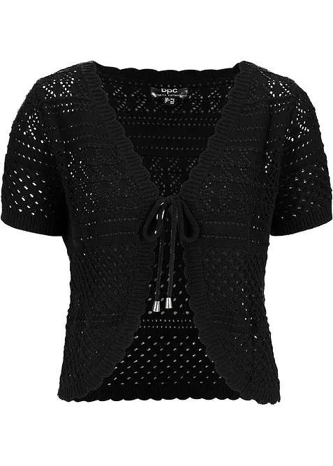 Boléro court en crochet, bonprix