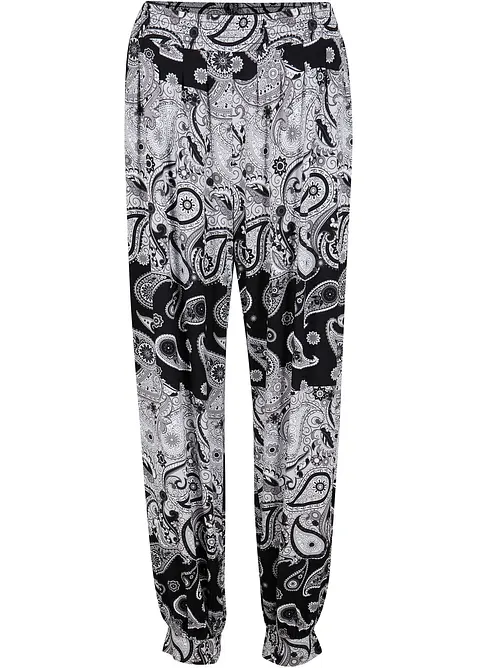 Jersey-Haremshose aus fließendem Viskose-Mix, bonprix