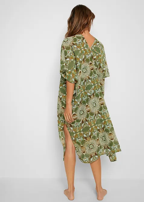 Tunique de plage oversize en crêpe léger, bonprix