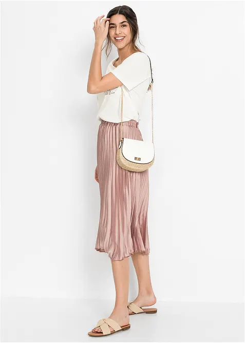 Sac &agrave; bandouli&egrave;re effet paille, bonprix