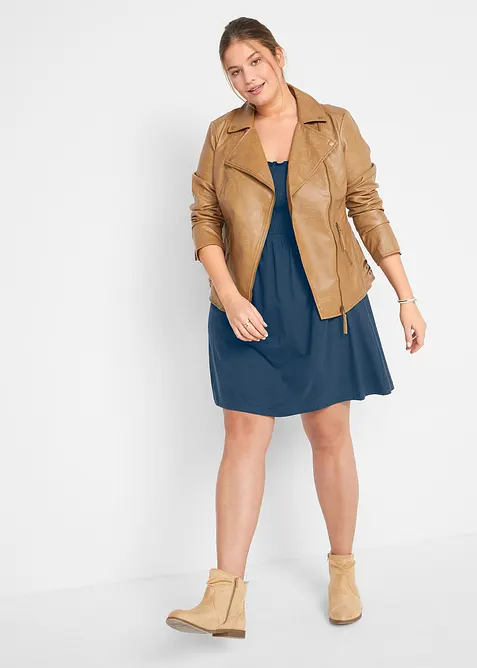 Jerseykleid aus reiner Bio-Baumwolle, bonprix