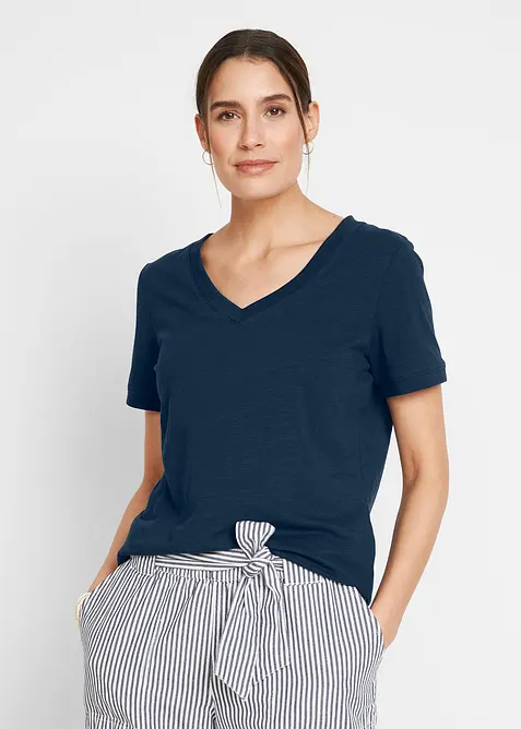 T-Shirt aus reiner Baumwolle, bonprix