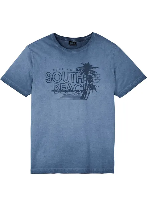 T-shirt aspect délavé 100% coton, bonprix