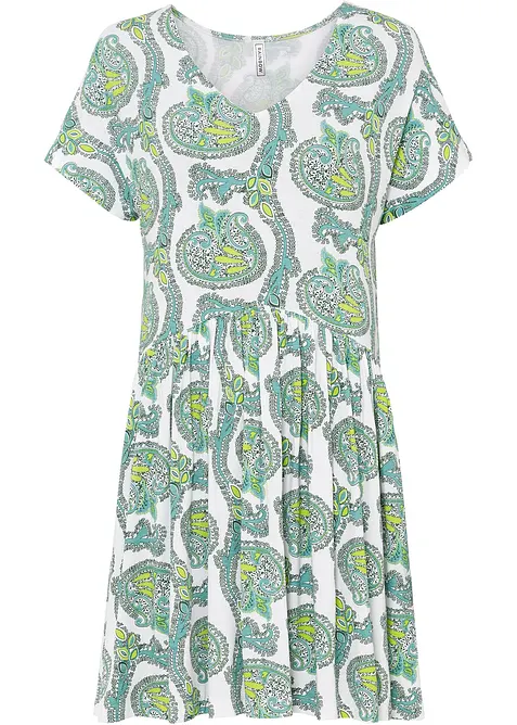 Shirtkleid aus fließendem Viskose-Elasthan-Mix, bonprix