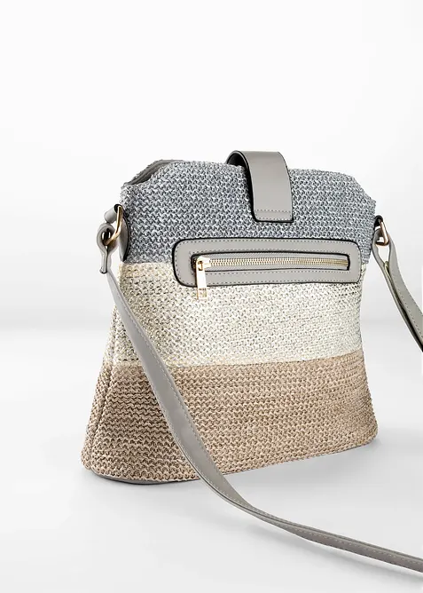 Umh&auml;ngetasche in Strohoptik, bonprix