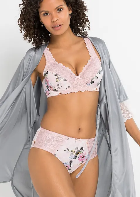 Maxislip mit zarter Spitze (2er Pack), bonprix